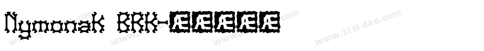 Nymonak BRK字体转换